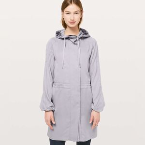 LULULEMON City Stroll Jacket Silverscreen Pastel Colour Womens 4